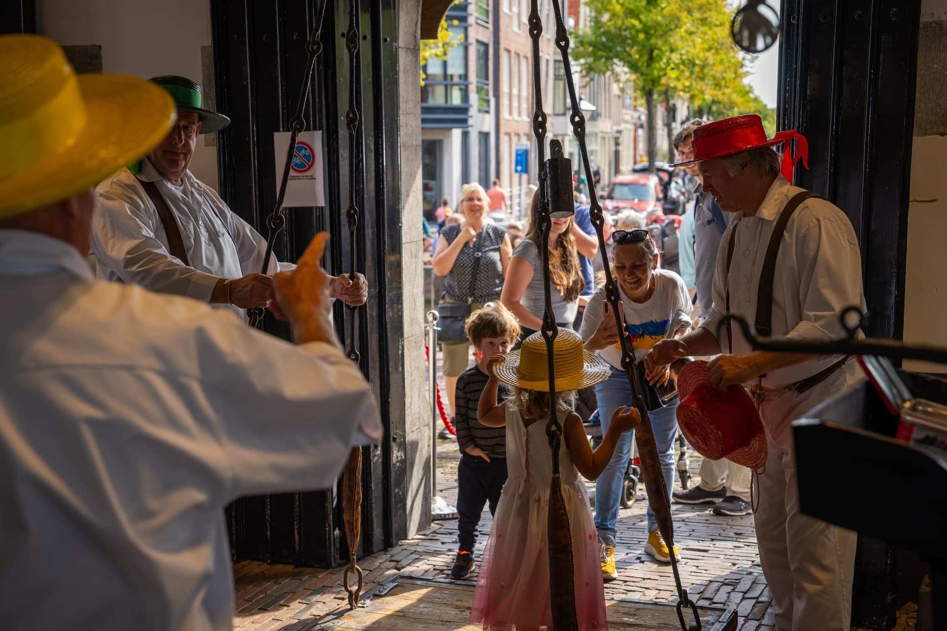 El mercado de queso de los niños